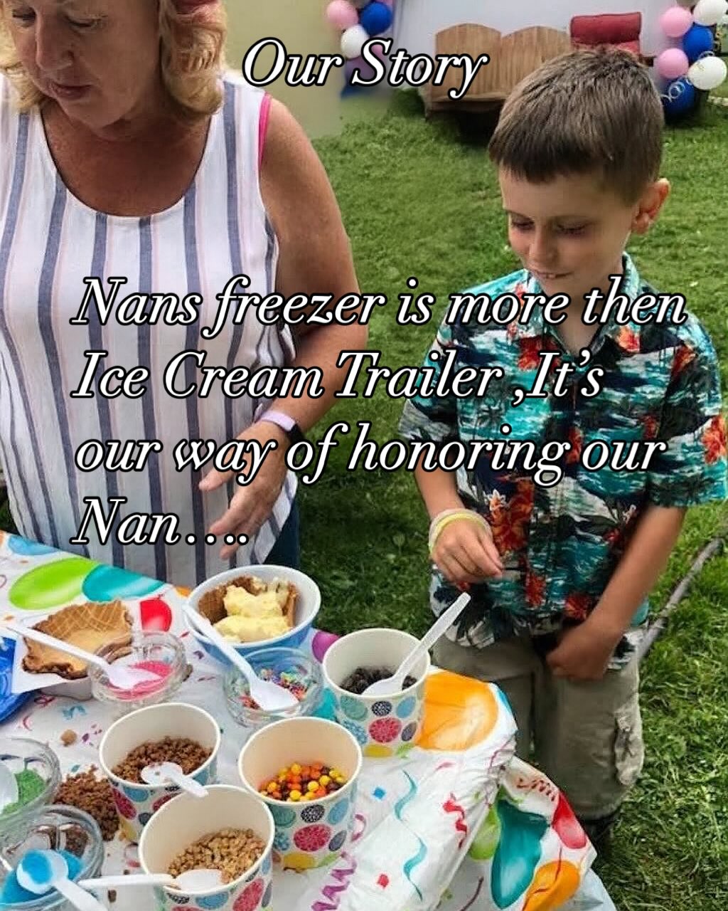 Nan with grandchildren